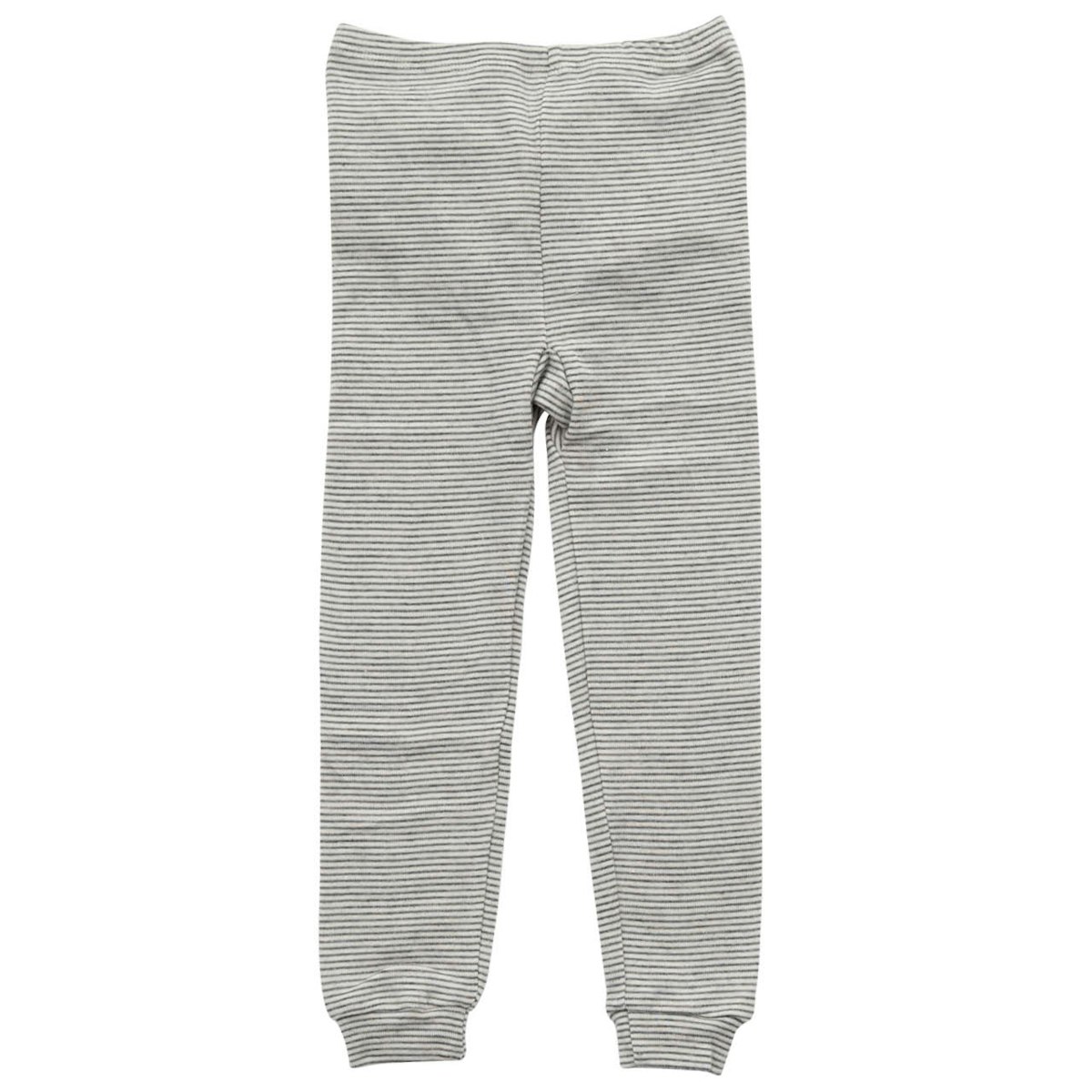 Wolle Seide Leggings Bündchen grau gestreift 104 Wolle Seide Leggings Bündchen grau gestreift 104