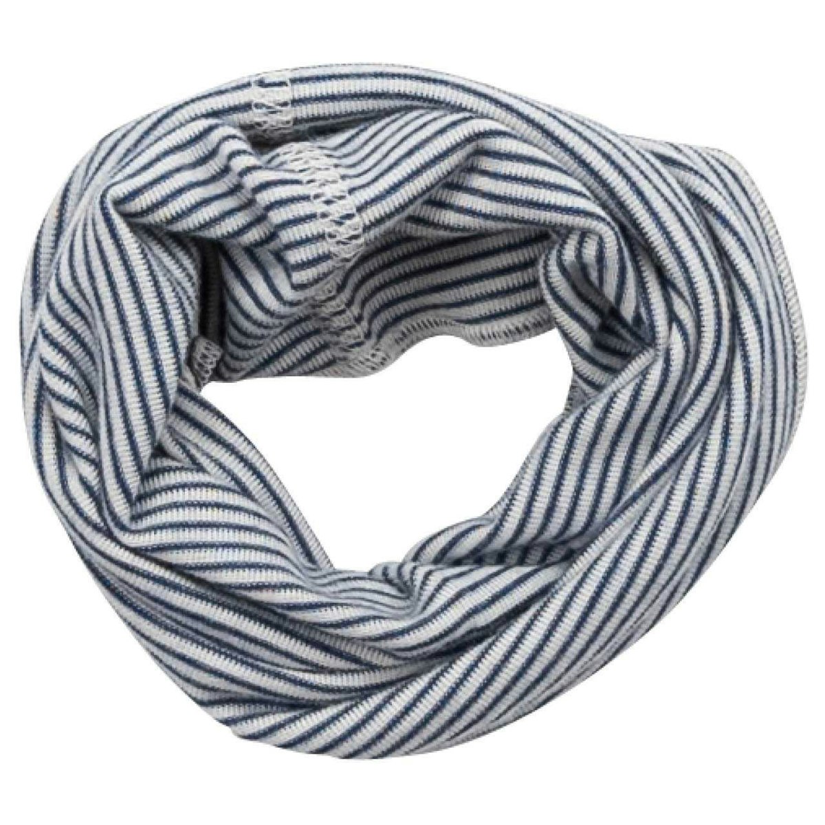 Wolle Seide Schlauchschal marine-natur 104/110 Wolle Seide Schlauchschal marine-natur 104/110