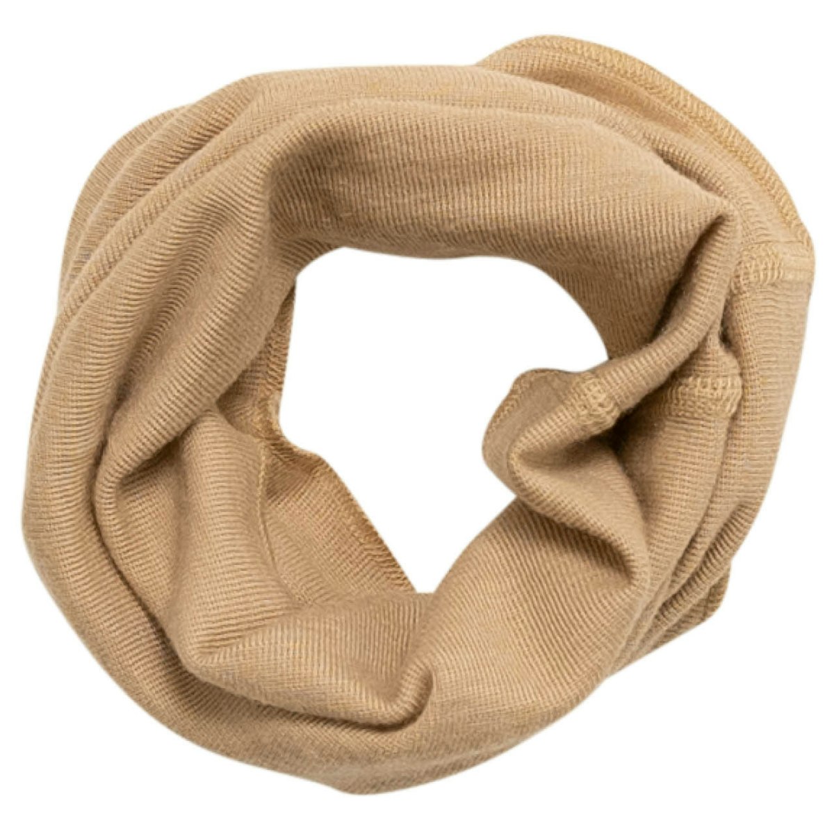 Wolle Seide Schlauchschal sand 104/110 Wolle Seide Schlauchschal sand 104/110