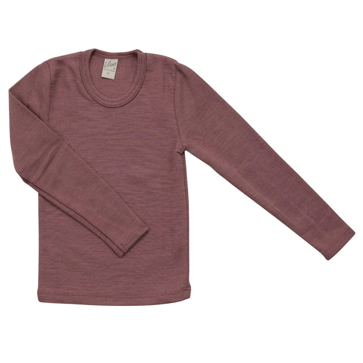 Wolle Seide Shirt atmungsaktiv mauve 152 Wolle Seide Shirt atmungsaktiv mauve 152