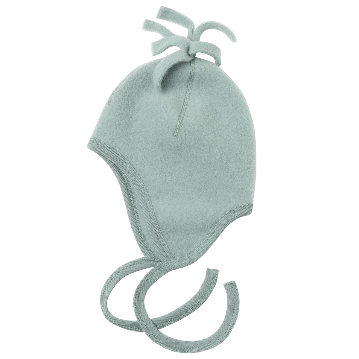 Wollfleece Babymütze Zipfel bergblau 86/92 Wollfleece Babymütze Zipfel bergblau 86/92