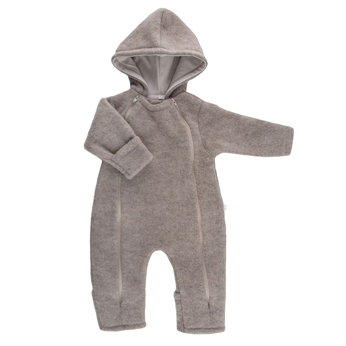 Wollfleece Overall Baby sand-melang 50/56 Wollfleece Overall Baby sand-melang 50/56