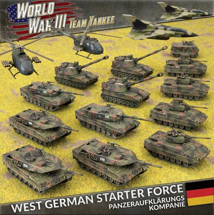 World War III West German Starter Force Battlefront Miniatures WW3 Team Yankee