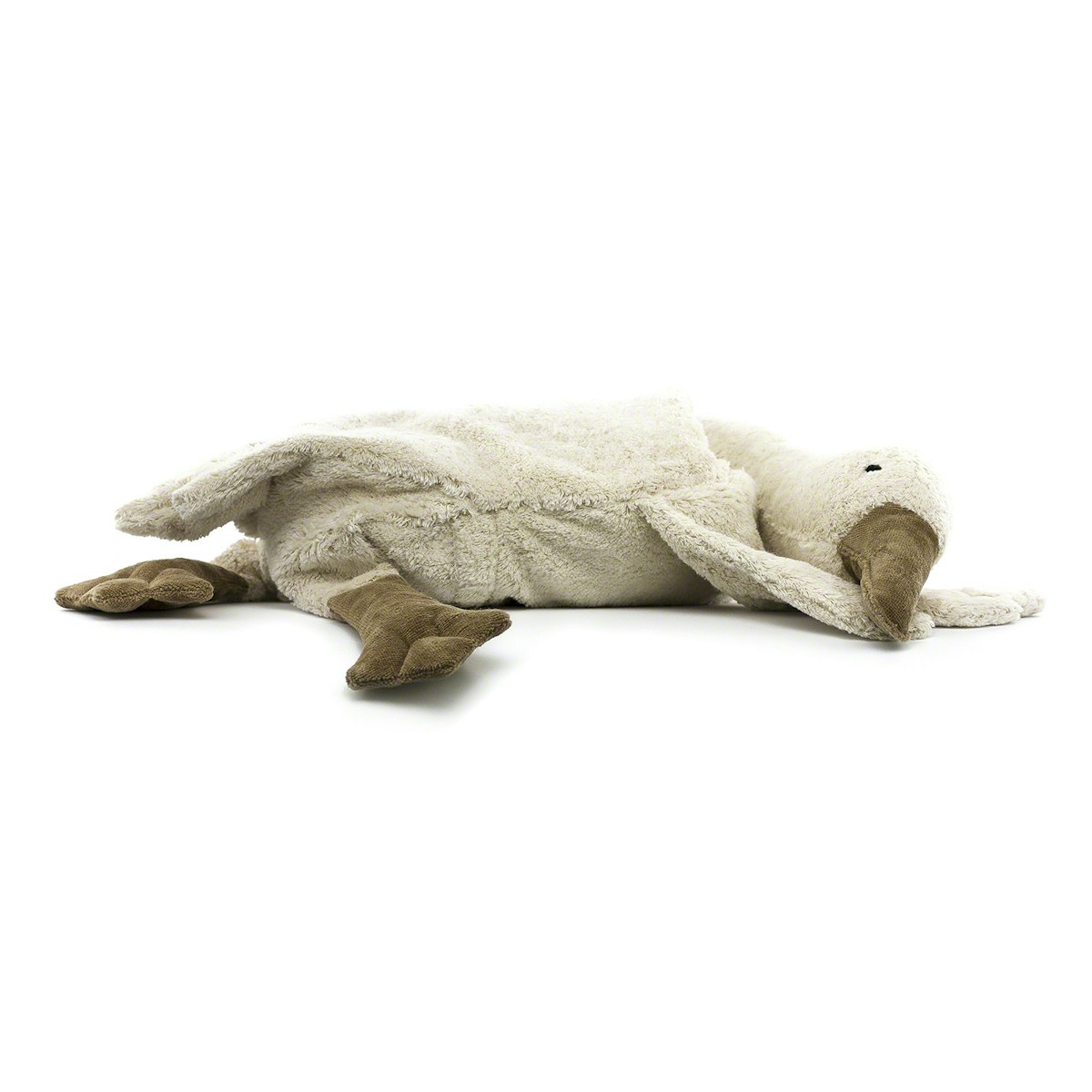 Großes Kuscheltier & Wärmekissen Gans Dinkelspelz - 80 cm Großes Kuscheltier & Wärmekissen Gans Dinkelspelz - 80 cm