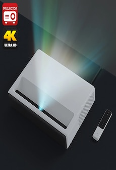 Xiaomi Mi Laser Projector English Version- 1080p Native Resolution, 4K Support, ALPD 3.0 Laser Light Source