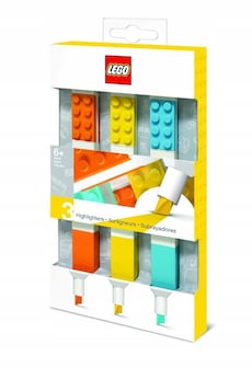 ZAKREŚLACZE LEGO 3 SZT ZESTAW