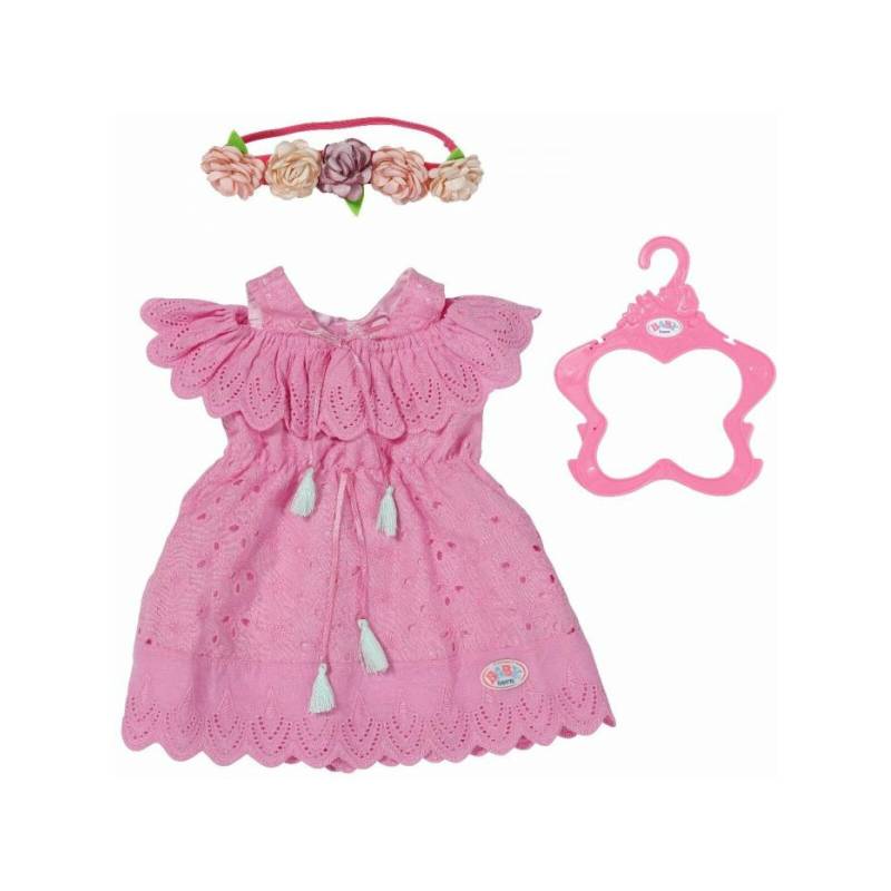 Zapf - Baby BornTrend Blumenkleid rosa 43cm