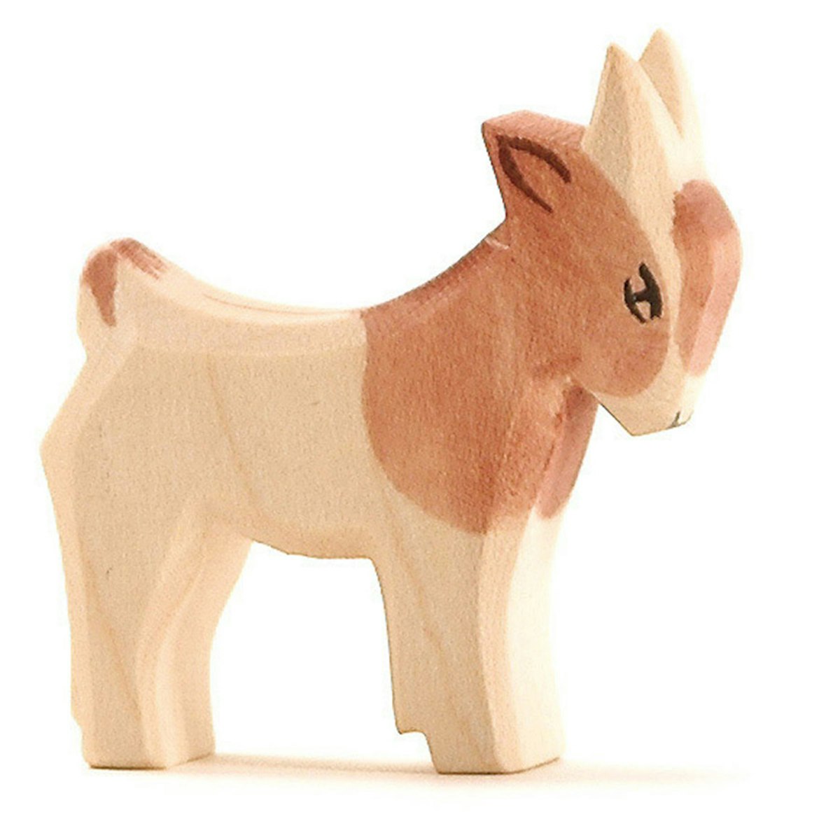 Zicklein Holzfigur 6 cm hoch Zicklein Holzfigur 6 cm hoch