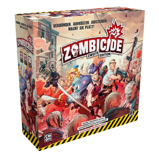 Zombicide 2. Edition (Deutsch) Asmodee Guillotine Games CMON Game