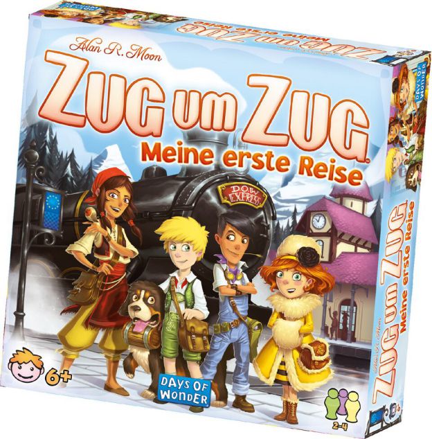 Zug um Zug Meine erste Reise (Deutsch) Days of Wonder Brettspiel Familienspiel Spiel