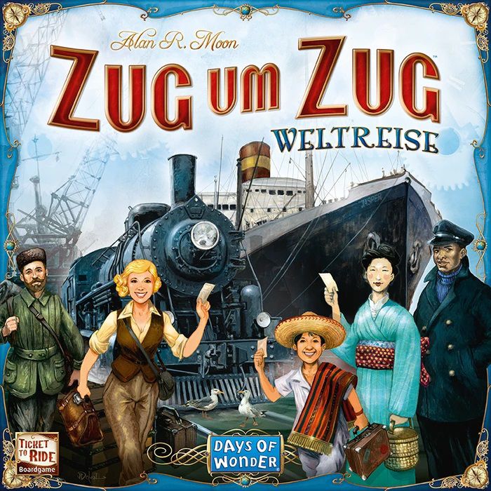 Zug um Zug Weltreise (Deutsch) Days of Wonder Brettspiel Familienspiel Spiel