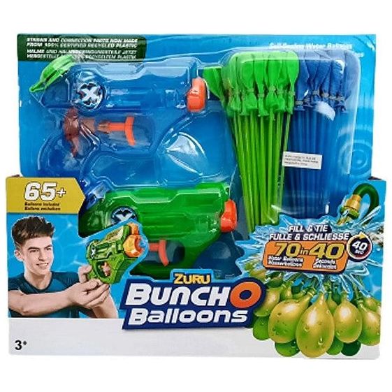 Zuru Bunch O Balloons Wasserpistole 2er Pack + 70 Wasserballons, Outdoor Fun