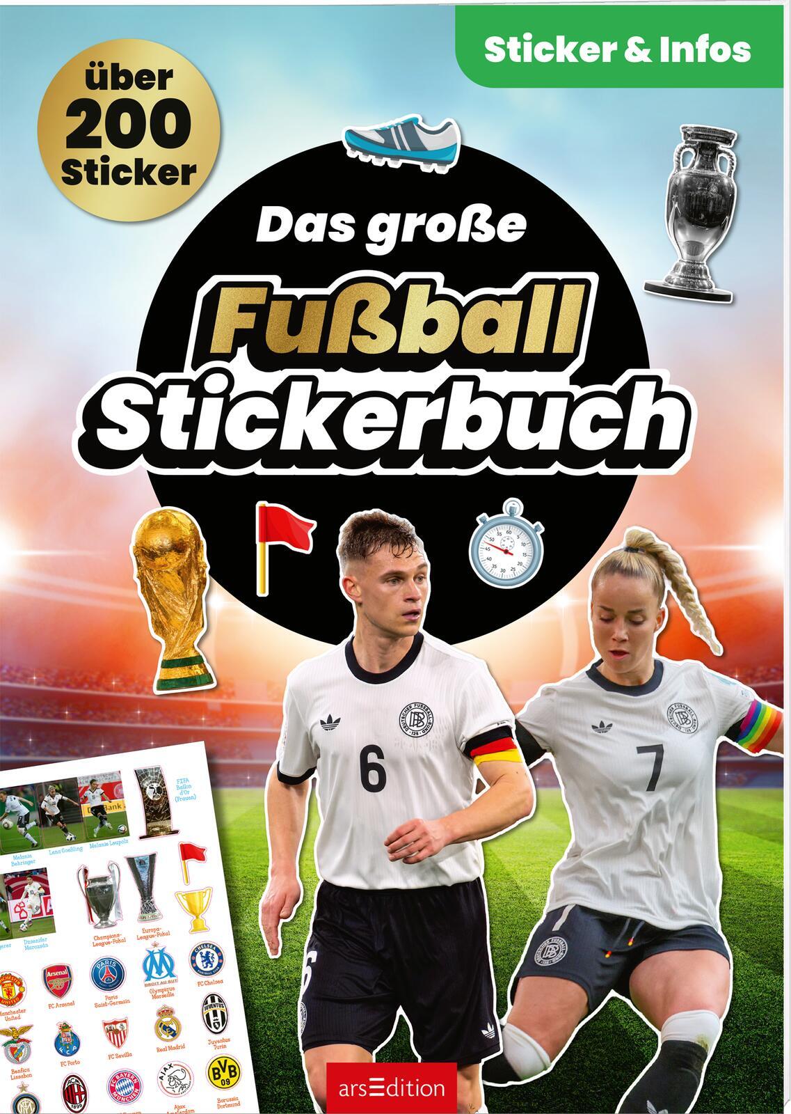 arsEdition - Das große Fußball-Stickerbuch arsEdition - Das große Fußball-Stickerbuch