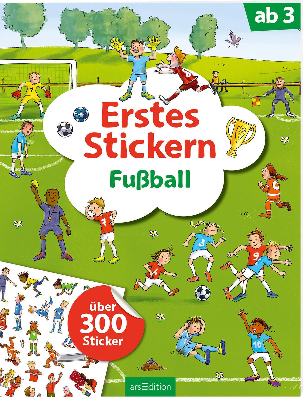 arsEdition - Erstes Stickern – Fußball arsEdition - Erstes Stickern – Fußball