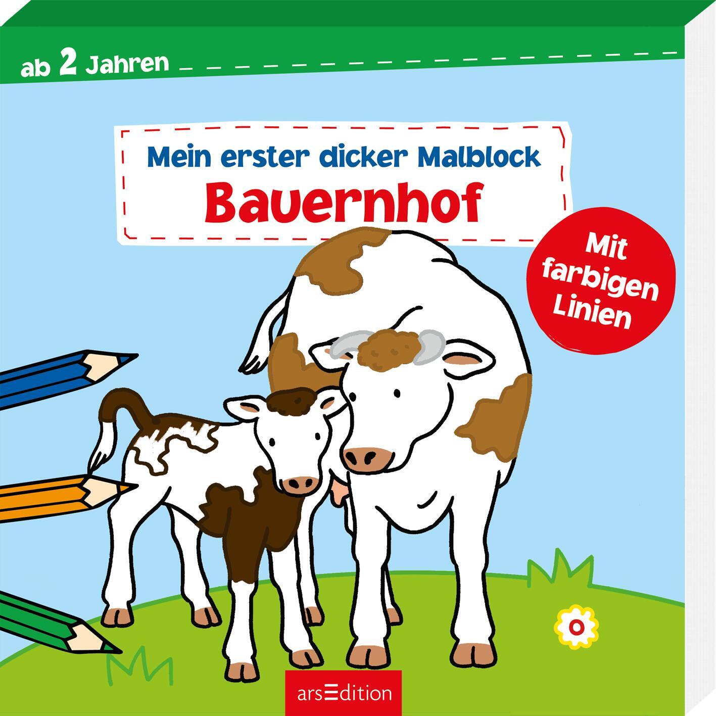 arsEdition - Mein erster dicker Malblock – Bauernhof arsEdition - Mein erster dicker Malblock – Bauernhof
