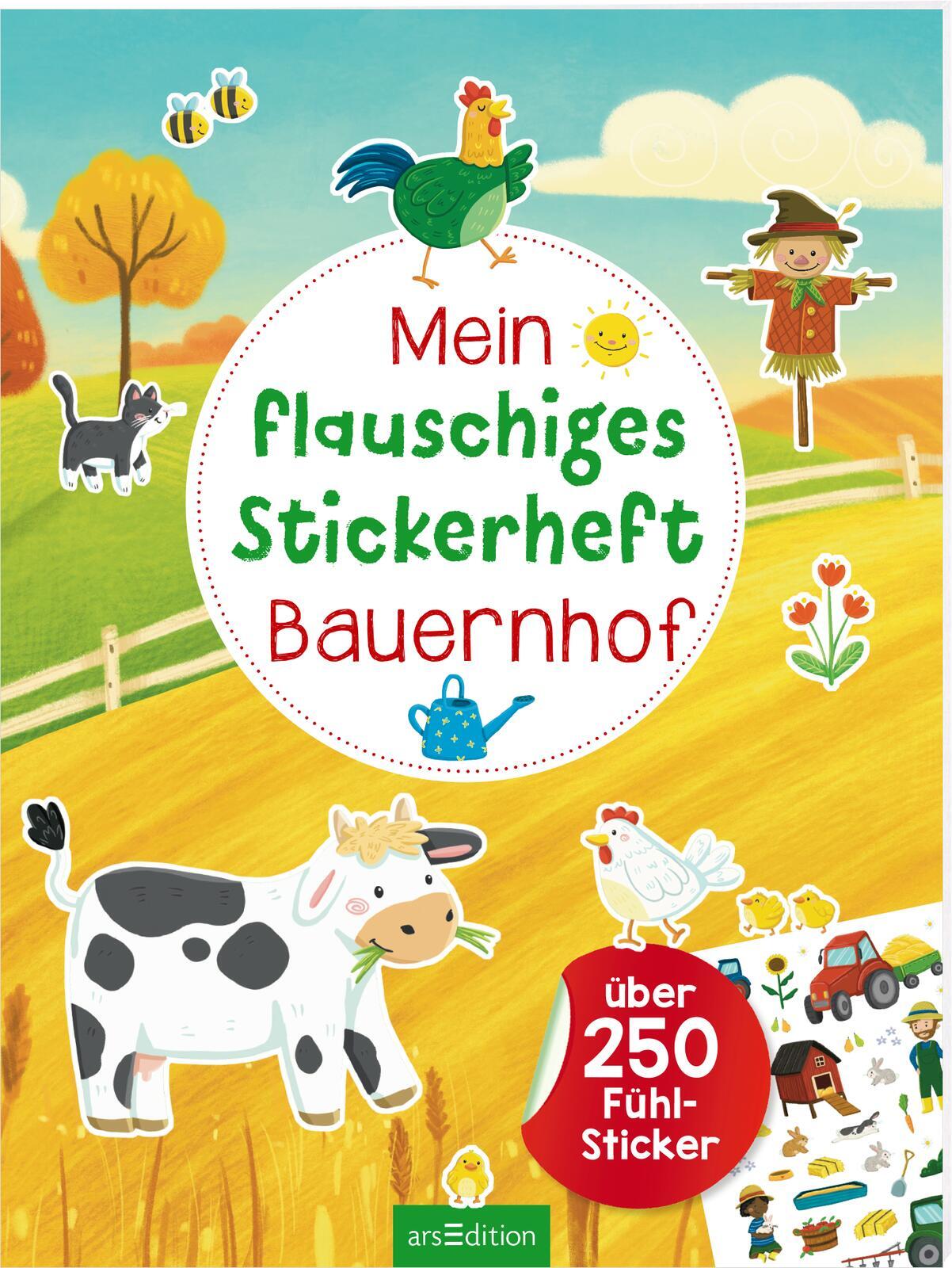 arsEdition - Mein flauschiges Stickerheft – Bauernhof arsEdition - Mein flauschiges Stickerheft – Bauernhof