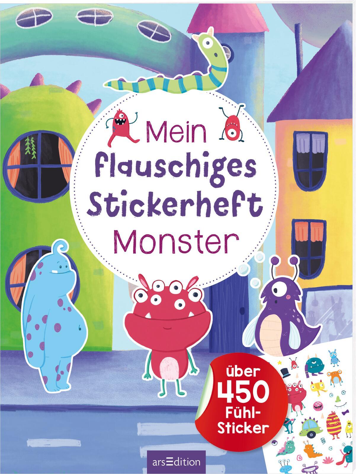 arsEdition - Mein flauschiges Stickerheft – Monster arsEdition - Mein flauschiges Stickerheft – Monster