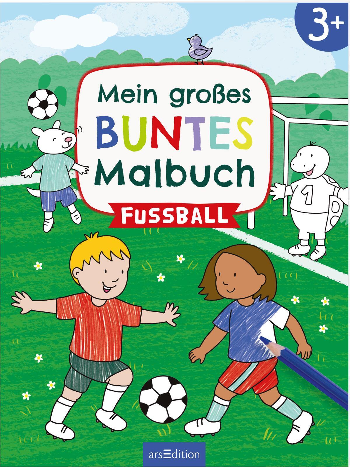 arsEdition - Mein großes buntes Malbuch – Fußball arsEdition - Mein großes buntes Malbuch – Fußball