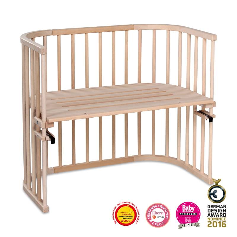 babybay - Beistellbett Maxi NATUR-UNBEHANDELT