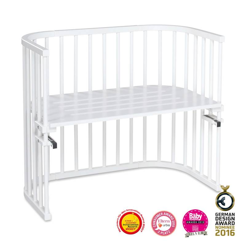 babybay - Beistellbett Maxi WEISS-LACKIERT