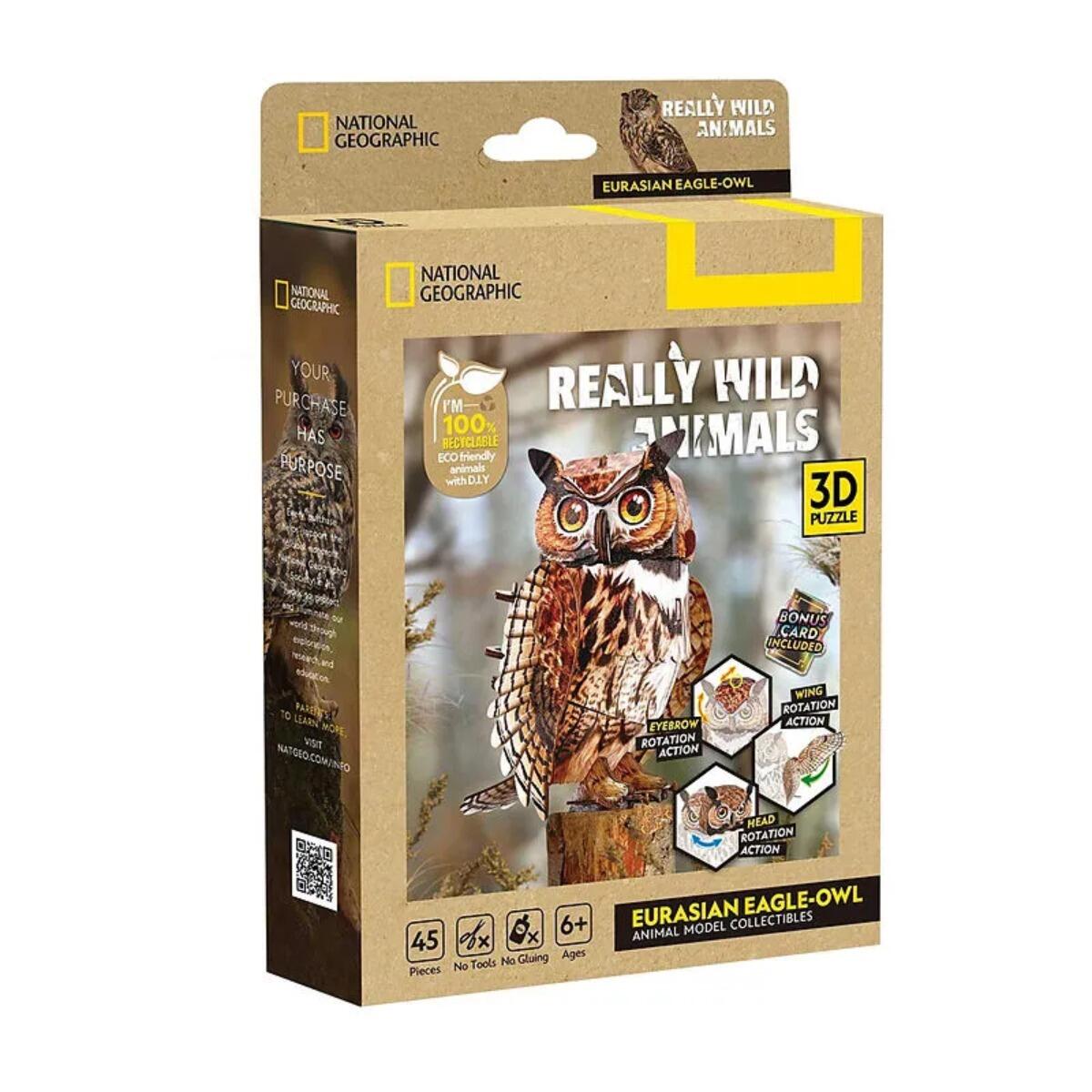 diverse - 3D Puzzle Eule 45 Teil diverse - 3D Puzzle Eule 45 Teil