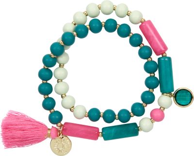 dunkelgrün/hellgrün, Armband - I love Summer dunkelgrün/hellgrün, Armband - I love Summer