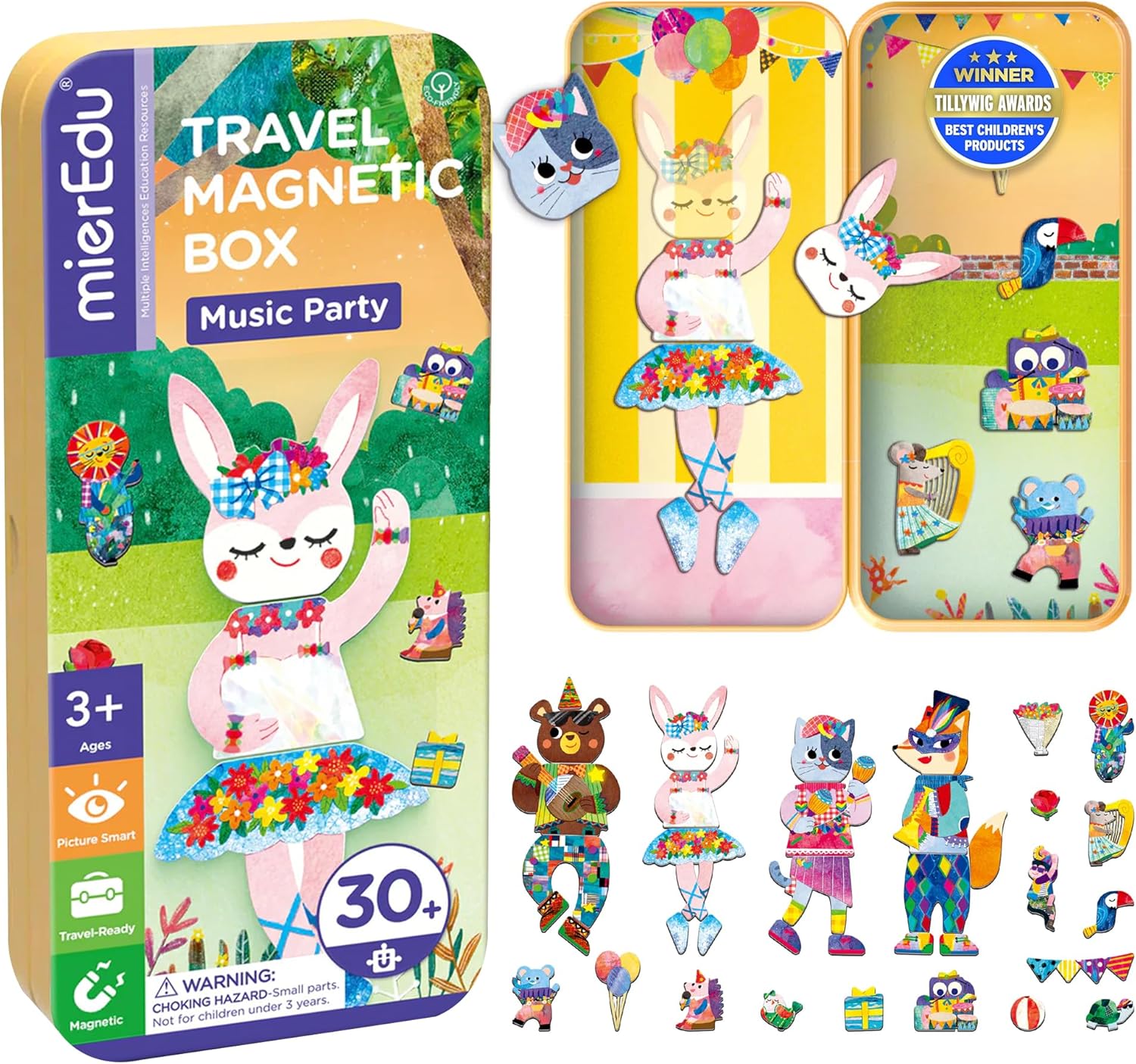 mierEdu - Magnetspielbox Musikalischer Abend, Reisespiel mierEdu - Magnetspielbox Musikalischer Abend, Reisespiel