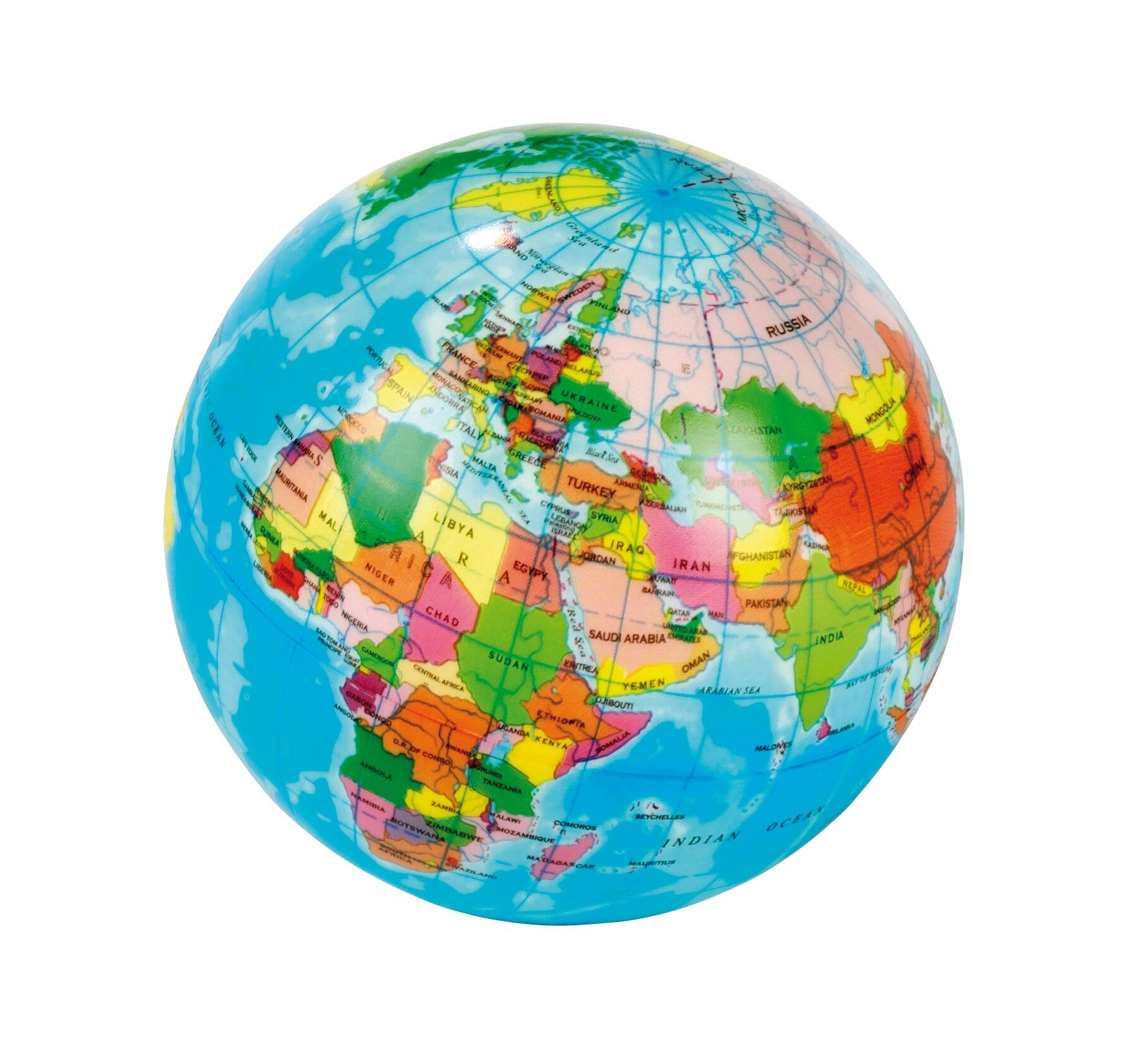 moses - Ball 10 cm Weltkugel/ Anti-Stress-Ball moses - Ball 10 cm Weltkugel/ Anti-Stress-Ball