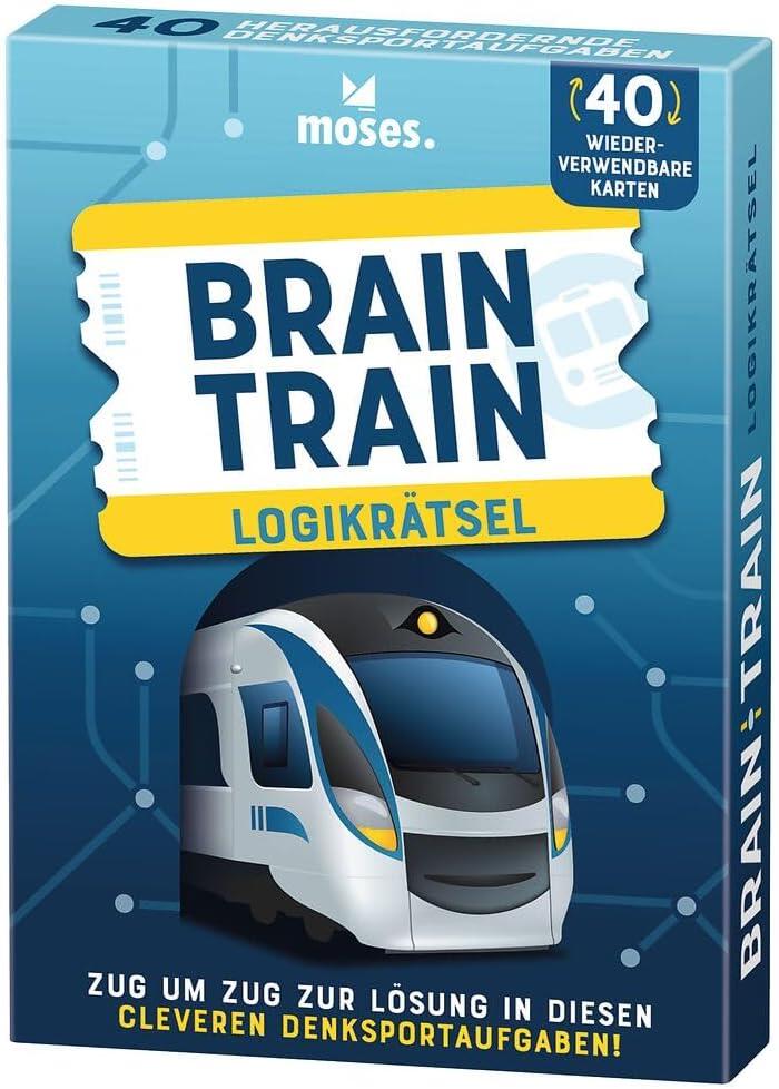 moses - Brain Train, Reisespiel, Zug um Zug zur Lösung, cleveren Denksportaufgaben, Reis moses - Brain Train, Reisespiel, Zug um Zug zur Lösung, cleveren Denksportaufgaben, Reis