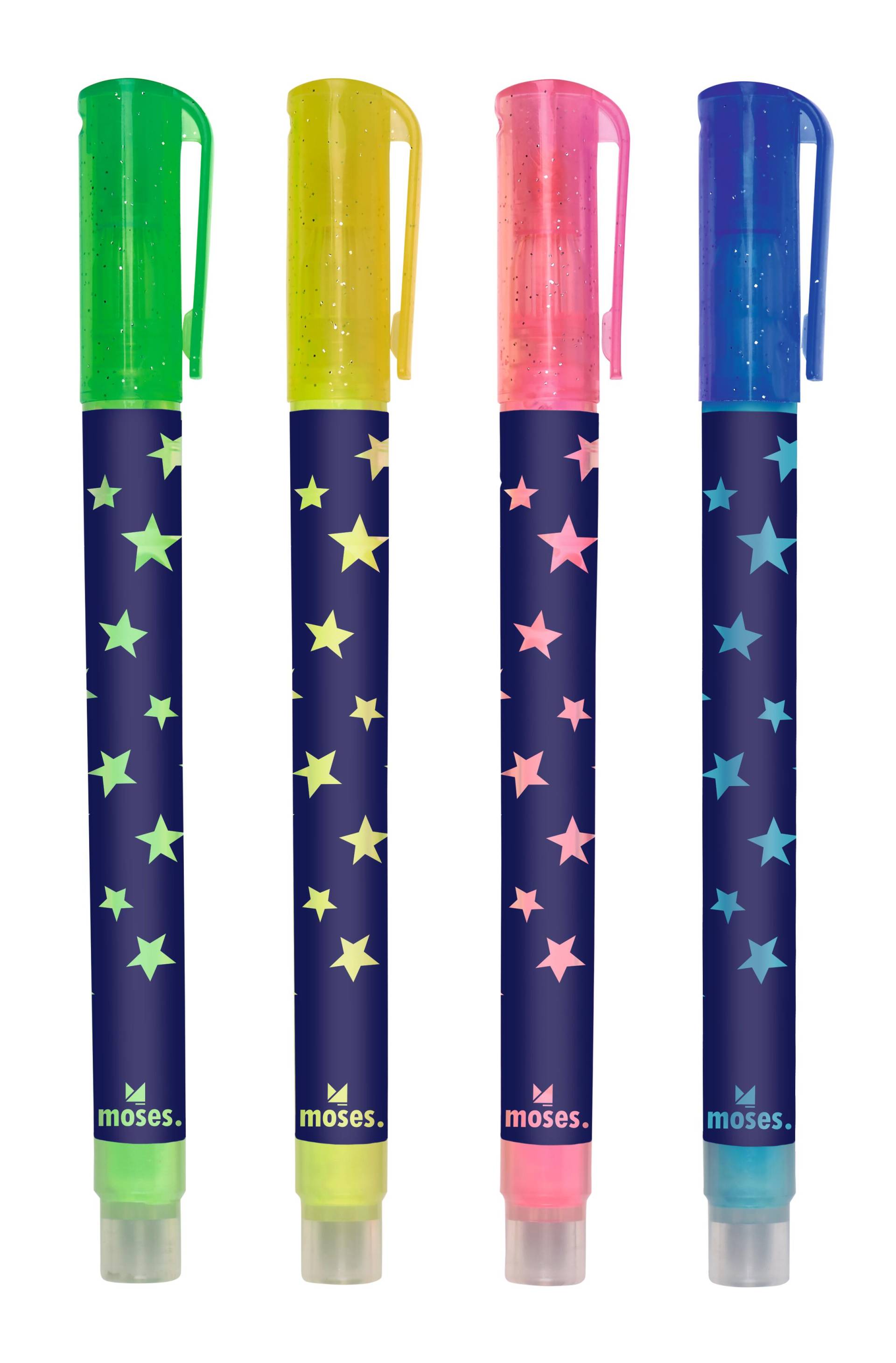 moses - MOSES Nachtleuchtende Filzstifte 4er moses - MOSES Nachtleuchtende Filzstifte 4er