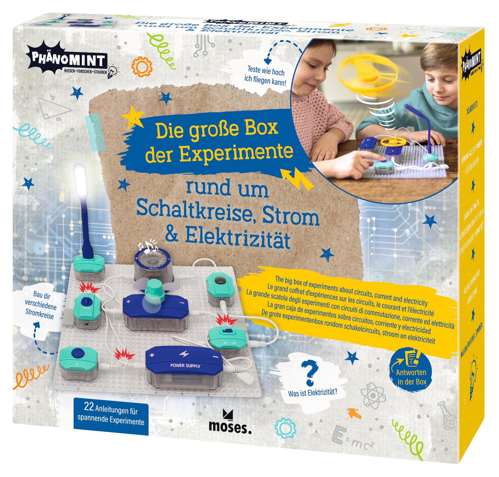 moses - MOSES PhänoMINT Box Experimente Schaltkreise Elektrik moses - MOSES PhänoMINT Box Experimente Schaltkreise Elektrik