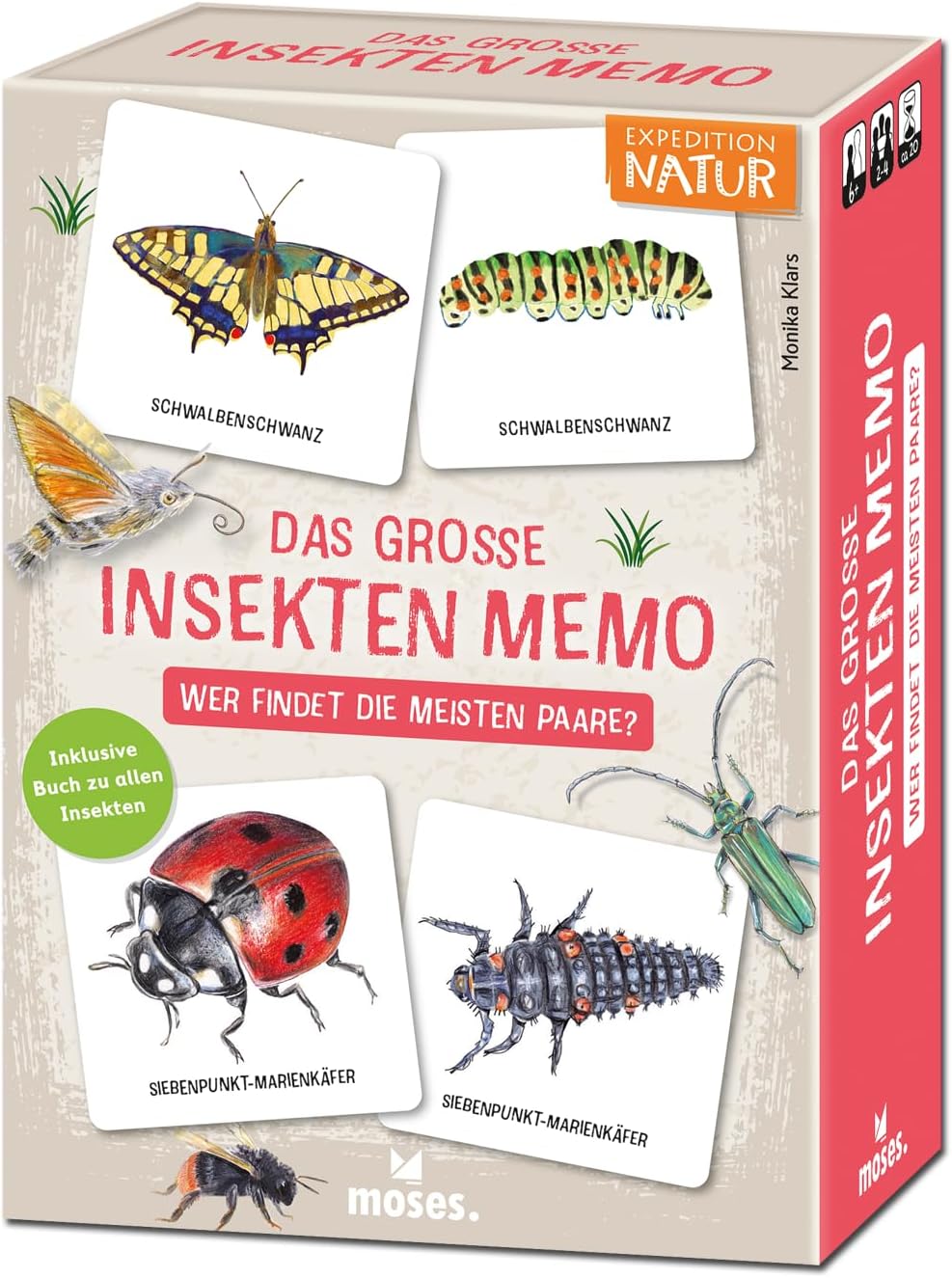 moses - Memory Das große Insekten Memo moses - Memory Das große Insekten Memo