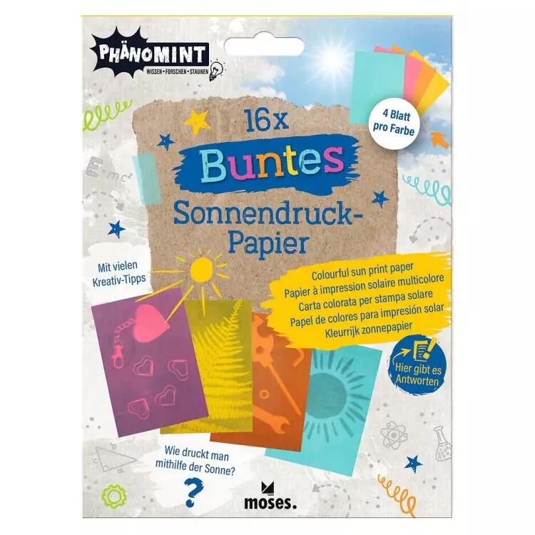 moses - Moses PhänoMINT Buntes Sonnendruckp – Experimentier- und Lernspiel moses - Moses PhänoMINT Buntes Sonnendruckp – Experimentier- und Lernspiel