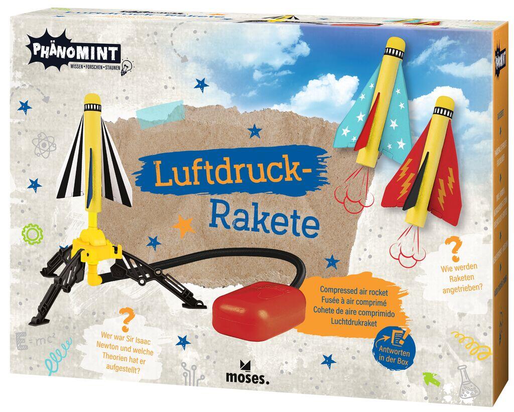 moses - Moses PhänoMINT Luftdruck-Rakete – Experimentier- und Lernspiel moses - Moses PhänoMINT Luftdruck-Rakete – Experimentier- und Lernspiel