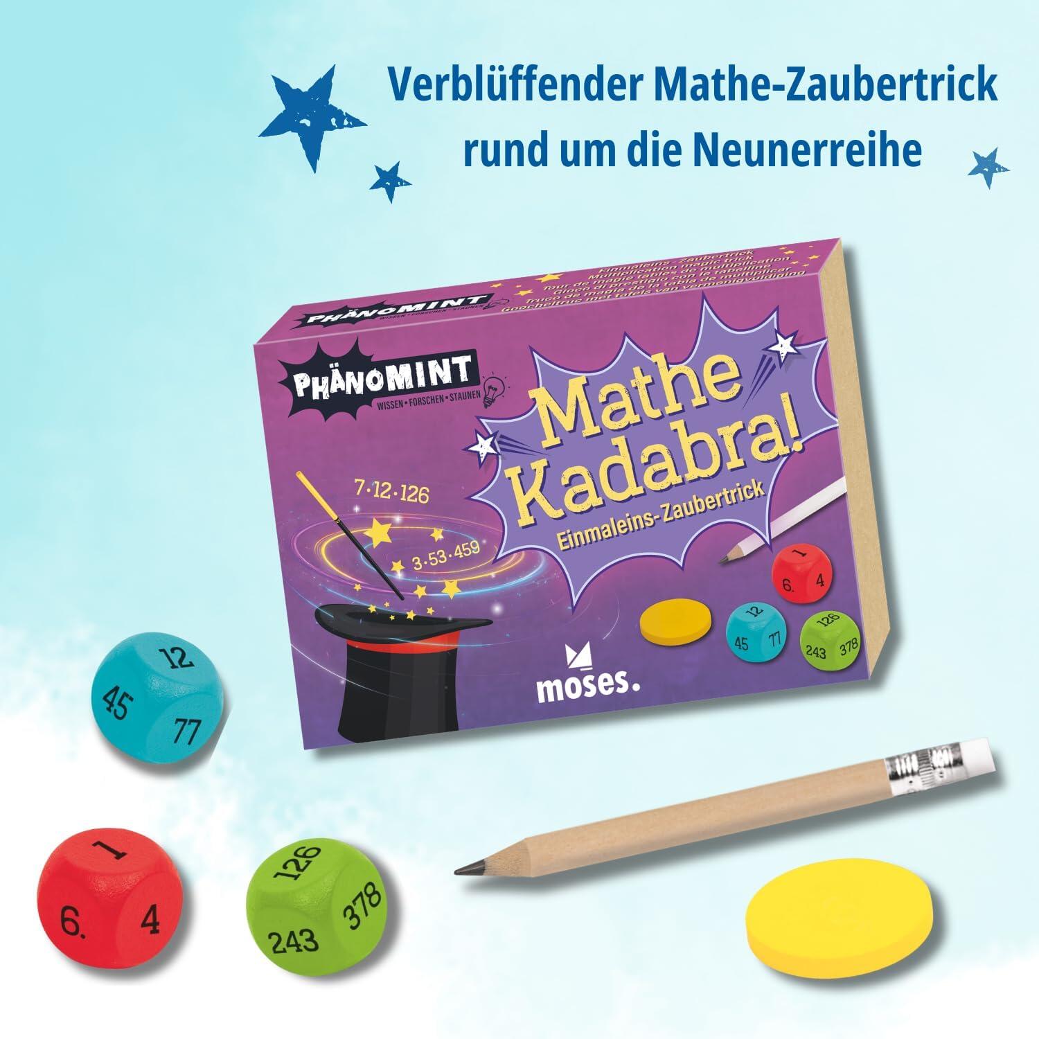 moses - Moses PhänoMINT Mathe Kadabra! – Experimentier- und Lernspiel moses - Moses PhänoMINT Mathe Kadabra! – Experimentier- und Lernspiel