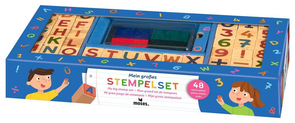 moses - Stempelset ABC/Zahlen Mein großes Stempelset moses - Stempelset ABC/Zahlen Mein großes Stempelset