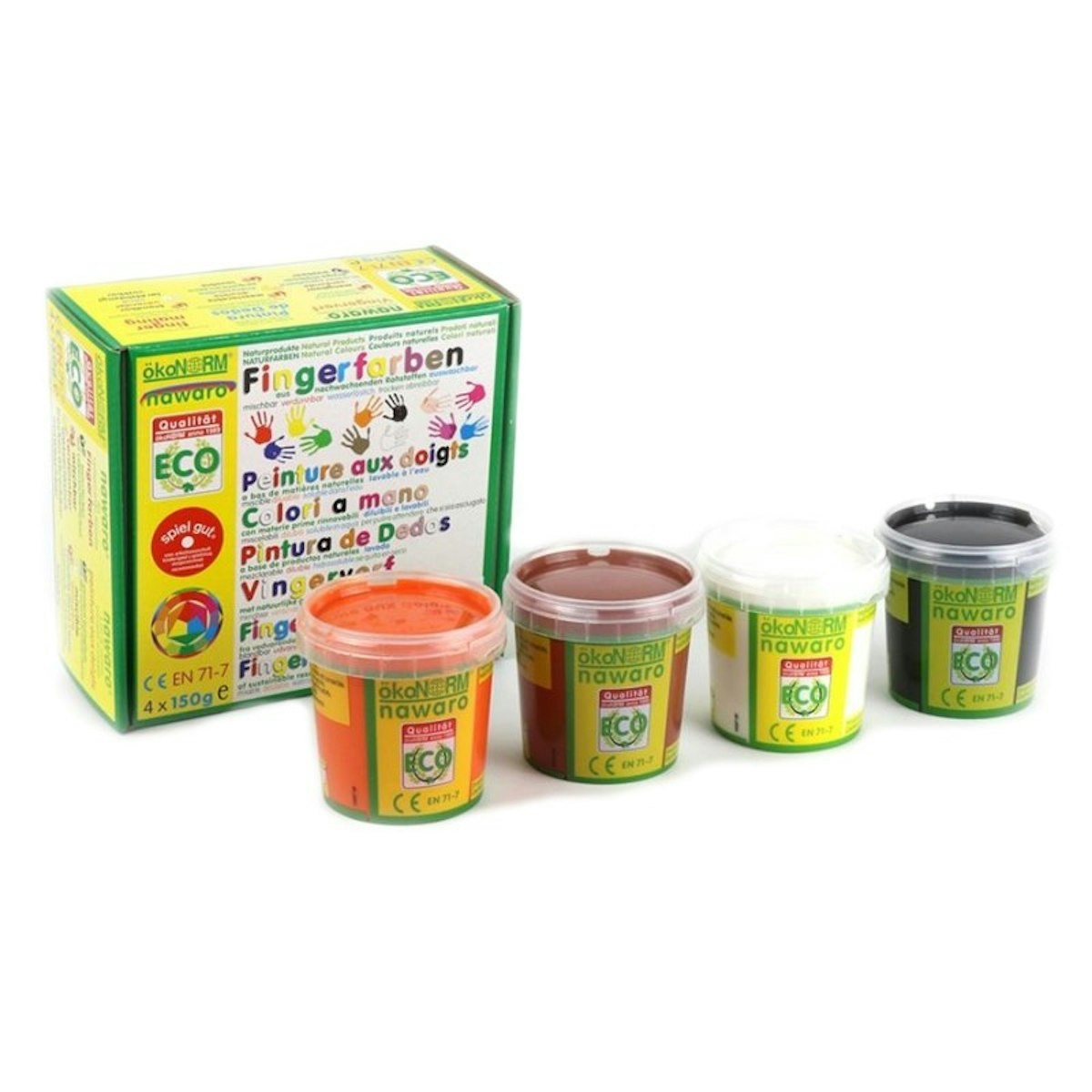 ökoNorm Fingerfarben 4er Set Brauntöne ökoNorm Fingerfarben 4er Set Brauntöne