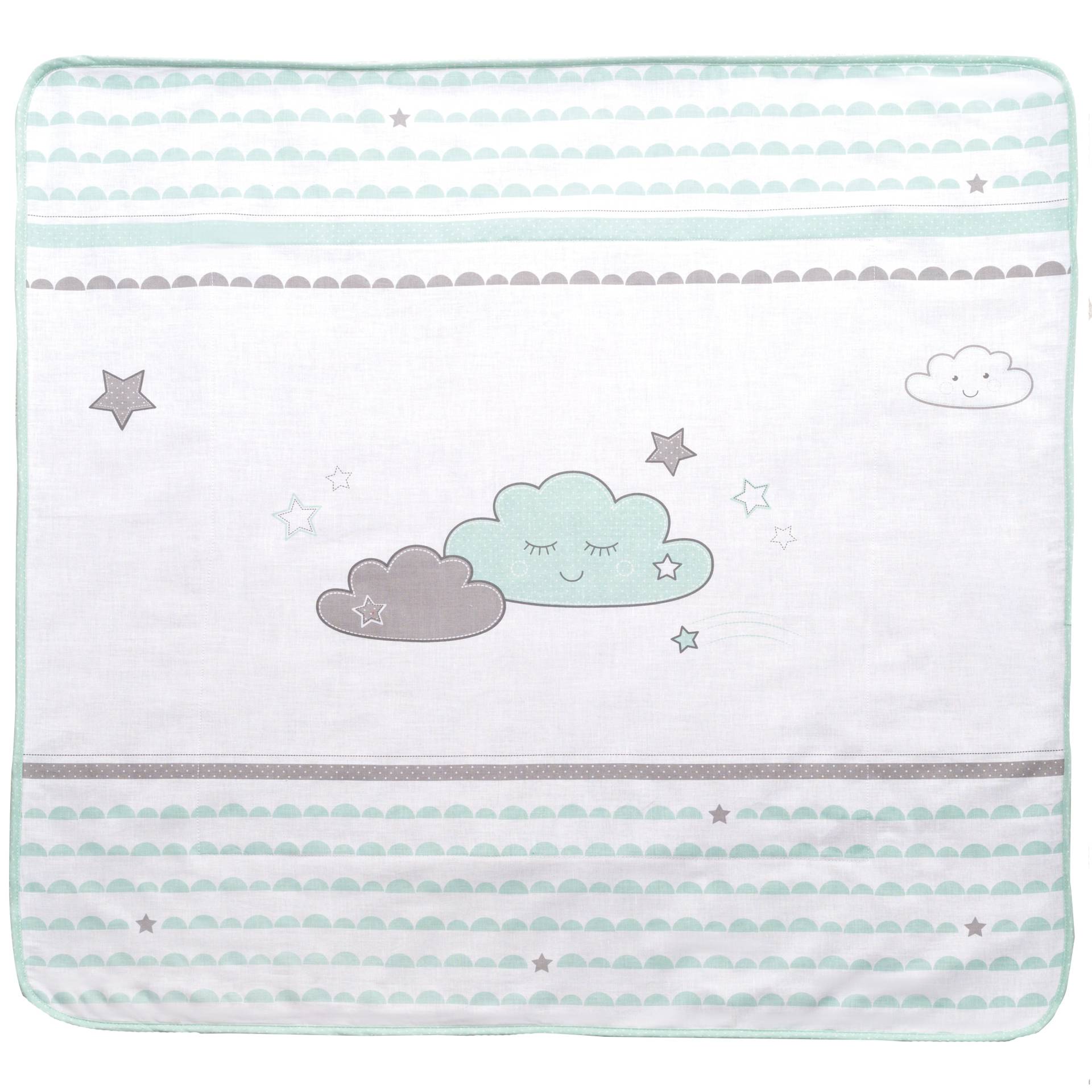 roba Babydecke 'Happy Cloud', 2 seitig: 1x super weich, warm & flauschig, 1x 100 % Baumwolle roba Babydecke 'Happy Cloud', 2 seitig: 1x super weich, warm & flauschig, 1x 100 % Baumwolle