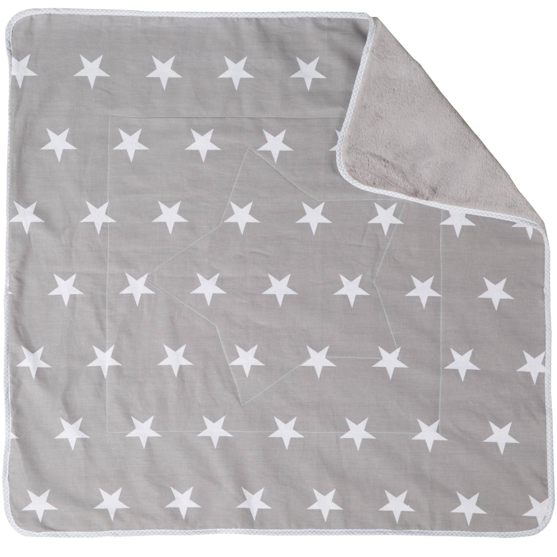 roba Babydecke 'Little Stars', 2-seitig: 1x super weich, warm & flauschig, 1x 100 % Baumwolle roba Babydecke 'Little Stars', 2-seitig: 1x super weich, warm & flauschig, 1x 100 % Baumwolle