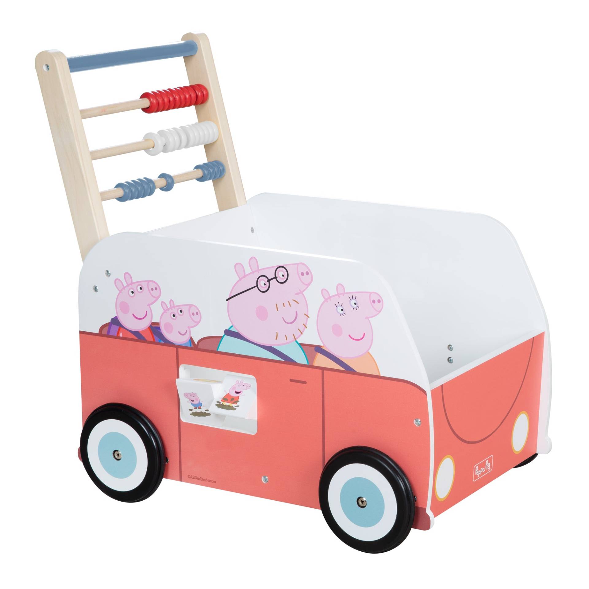 roba Bully-Schiebebus 'Peppa Pig' - Lauflernwagen mit Motiv der Serie roba Bully-Schiebebus 'Peppa Pig' - Lauflernwagen mit Motiv der Serie