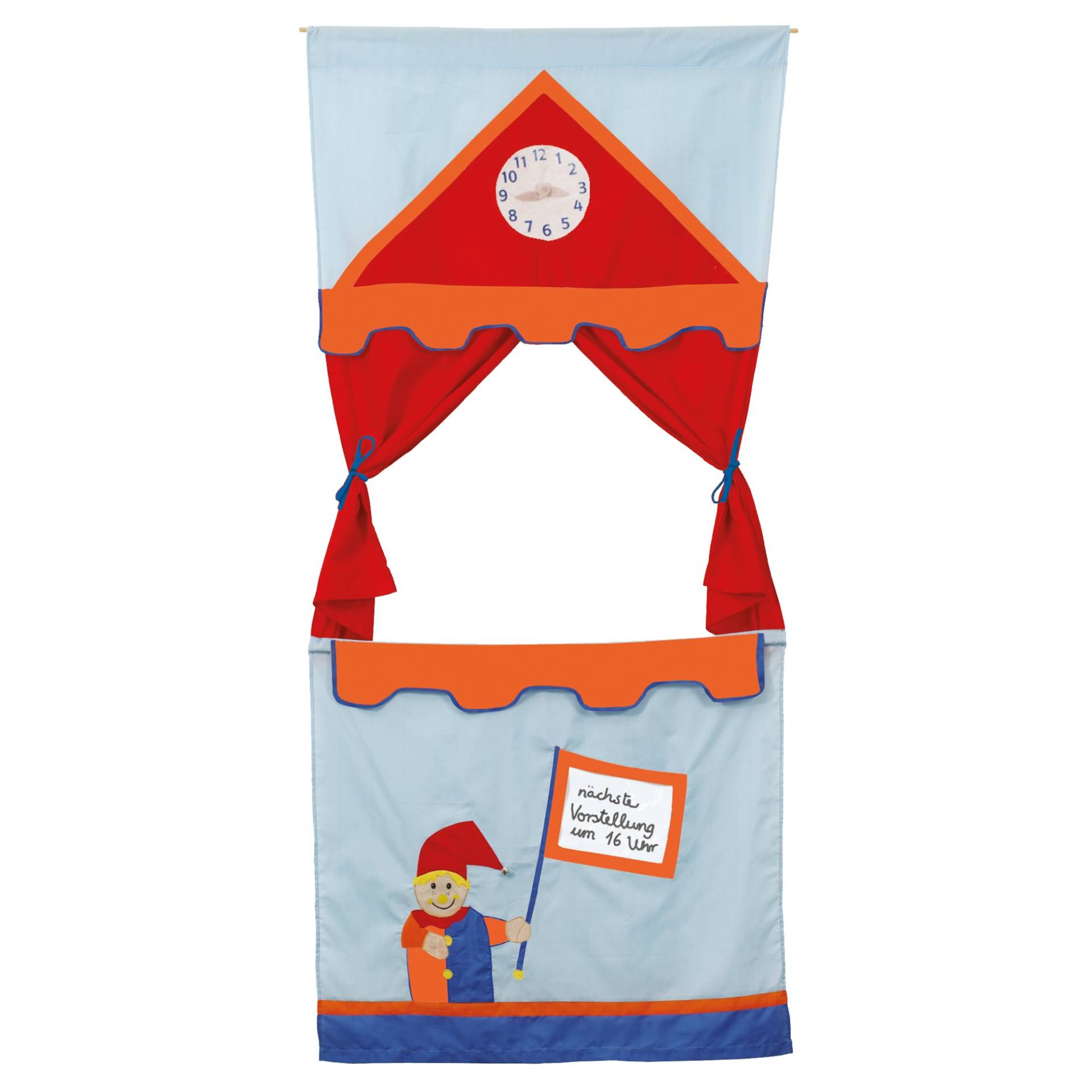 roba Kasperletheater für Türen, platzsparendes Puppentheater für Kinder inkl. 6 Handpuppen, zum Aufhängen roba Kasperletheater für Türen, platzsparendes Puppentheater für Kinder inkl. 6 Handpuppen, zum Aufhängen