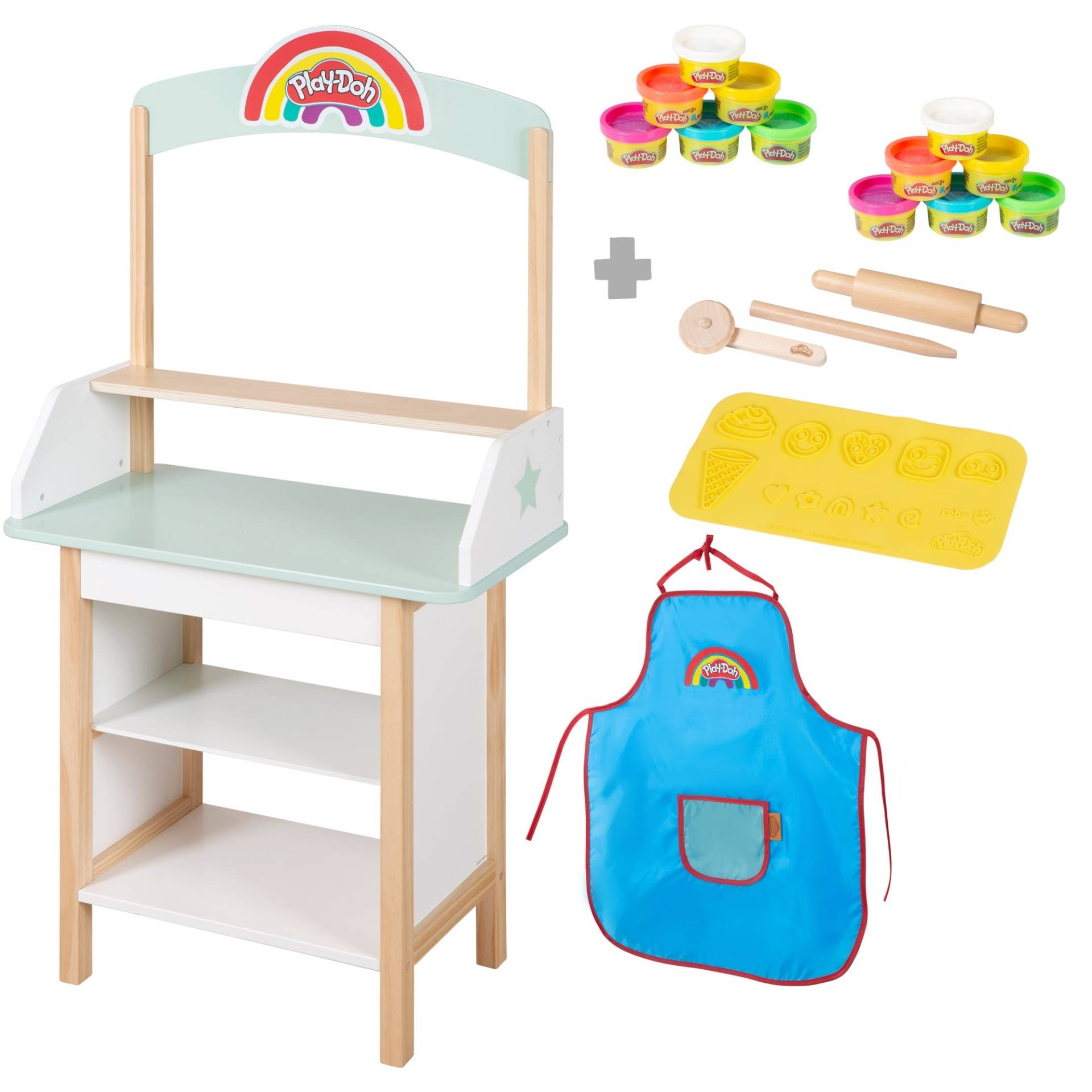 roba roba x Play-Doh Eisstand inkl. Knetzubehör - Aus FSC-zertifiziertem Holz roba roba x Play-Doh Eisstand inkl. Knetzubehör - Aus FSC-zertifiziertem Holz