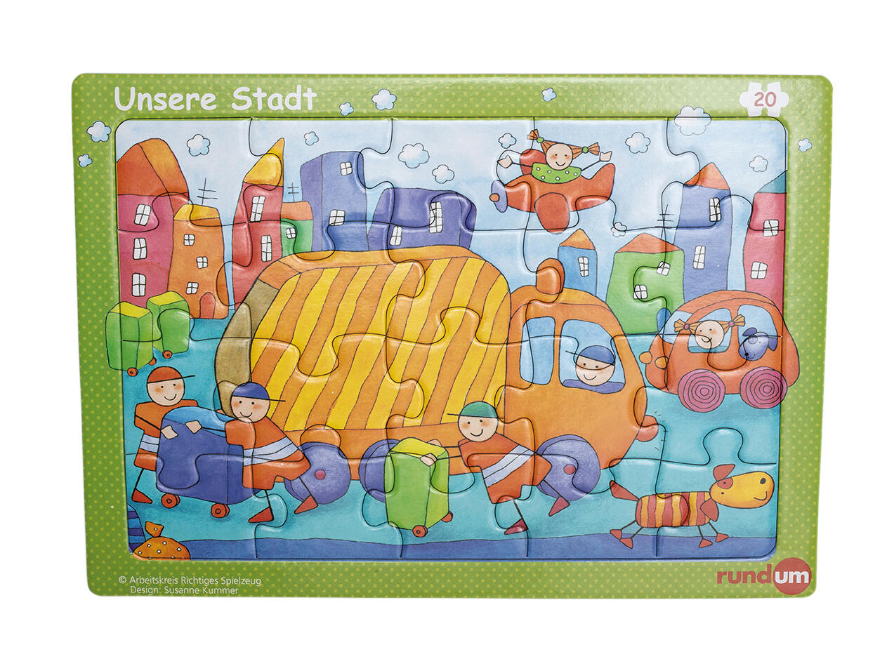rundum - 20 Teile Puzzle Unsere Stadt rundum - 20 Teile Puzzle Unsere Stadt