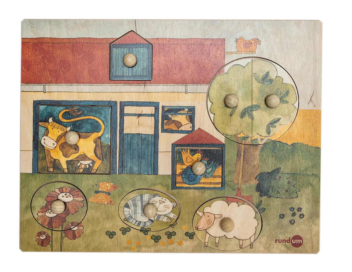 rundum - Holzpuzzle Bauernhof rundum - Holzpuzzle Bauernhof