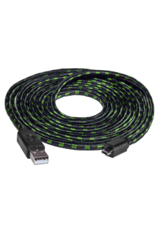 snakebyte USB CHARGE:CABLE™ (3m) Xbox USB - microUSB mesh