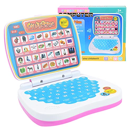 bingfeng Früherziehungsmaschine, Vorschul-Lern-Kleinkind-Tablet-Spielzeug für Kleinkinder, Computer-Lernspielzeug für Alphabet ABC, Zahlen, Wörter, Rechtschreibung und Mathematik von bingfeng