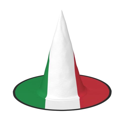 bkgdodk Italienische Flagge, Partydekoration, Halloween-Hüte für Damen und Herren, Hexenhüte für Halloween-Partys von bkgdodk