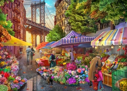 bluebird Puzzle Flower Market Brooklyn - 500 Teile bluebird Puzzle Flower Market Brooklyn - 500 Teile von bluebird