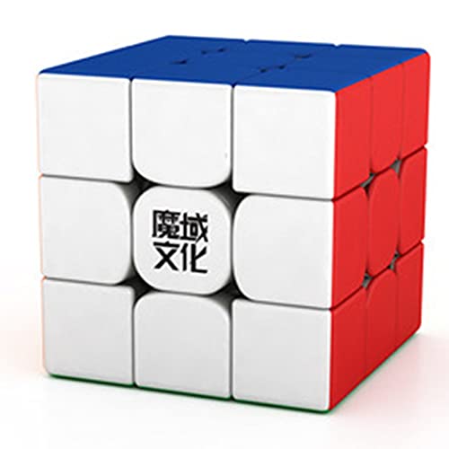 Bokefenuo Moyu Weilong WRM 2021 3x3 Stickerless Magnetic Speed Cube Lite Version WR M 2021 3x3x3 Version Flaggschiff Magic Puzzle Cube von bokefenuo