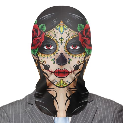 Gruselige Halloween-Maske, Horror-Maske, lustiger Netz-Kopfschmuck, böser Geist-Maske, gruseliges Halloween-Erwachsenen-Netz-Kostüm für Urlaubsparty-Requisiten von borek